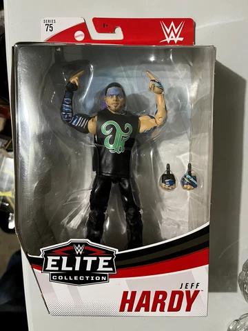 WWE Mattel Elite 75 JEFF HARDY BOYZ Wrestling Figure Wrestlemania AEW TNA Toy 23 Cover