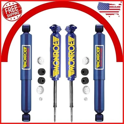 Front & Rear Monroe Shock Absorber Set For Chevy Express GMC Savana 2500 3500 - Image 1 of 4
