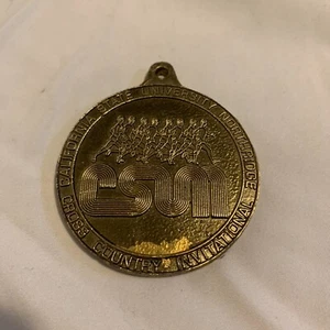CSU California State University 1985 Cross Country Invitational 1st Medal Div 1 - Picture 1 of 2