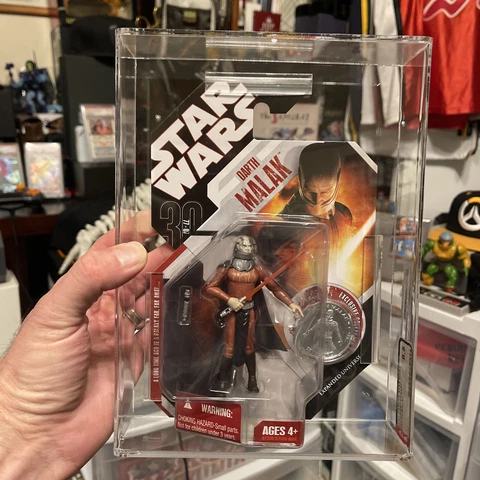 2007 Hasbro Star Wars 30th Anniversary Darth Malak AFA 8.5 Cover