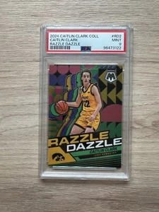 2024 Panini Caitlin Clark Collection Razzle Dazzle Caitlin Clark #RD2 (RC) PSA 9 - Picture 1 of 2