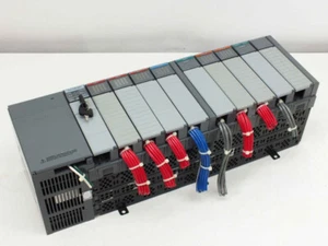 Allen-Bradley 1746-A10 SLC 500 I/O Automation System 10-Slot Rack with Modules - Picture 1 of 7