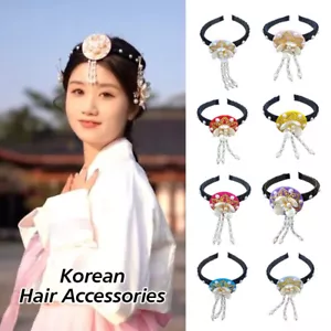 Koreanische Volkshaarbänder Hanbok traditionelle Kleidung Haarnadeln Verschleiß Haarzubehör - Bild 1 von 32