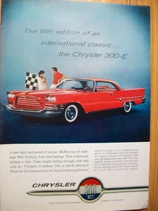 1959 59 Chrysler 300-E 300E mid-sized mag color car ad- "The fifth edition" - Picture 1 of 1