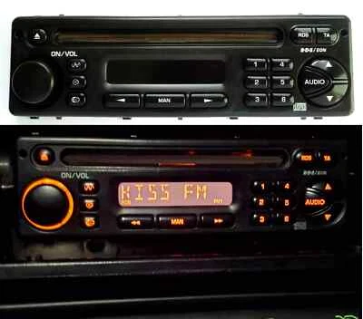 Peugeot Radio PU2294A HEAD UNIT 9639219580 CLARION Original OEM 106 206 306 Fiat - Bild 1 von 4