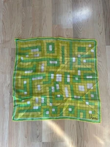 Vintage Verasheer Scarve By Vera Neumann Silk Blend Square Japan - Picture 1 of 4