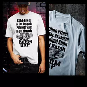 Hip Hop T-shirt NY DJ 90s Queensbridge BK Rap Hip Hop battle rap Wu Fam tee - Picture 1 of 1