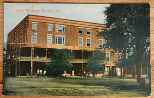 Hotel Wheeler Marion Alabama AL Postcard PC Cica 1910 Unused - Picture 1 of 1