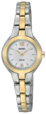 NEW* Seiko Women's SUP024 Stainless Steel Two Tone Wrist Watch MSRP $225 - Image 1 of 2
