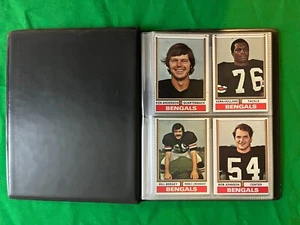 Cincinnati Bengals 1974 Topps Team Set with 40 card collector album. - Picture 1 of 7