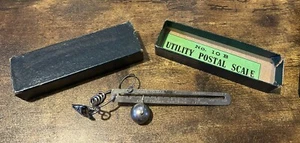 VINTAGE HAND-HELD POSTAL SCALE, WEIGHT CAPACITY 4 oz - Picture 1 of 4