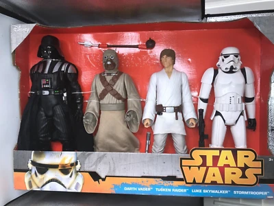 Star Wars 4 Pack 18 Inch Figures- Darth Vader, Tusken, Luke & Stormtrooper NEW - Image 1 of 4
