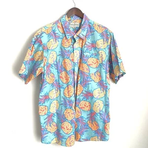 TIPSY ELVES Hawaiihemd Herren XL bunt Ananas Kurzarm Knopfleiste GG1 - Bild 1 von 4