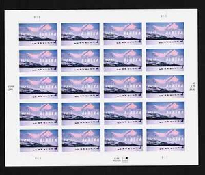 SFSTAMPS US Scott 4374 ALASKA 50th Anniv. STATEHOOD Sheet of 20 Stamps MNH 2008 - Picture 1 of 1