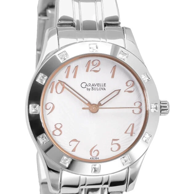 CARAVELLE by Bulova Women's 43L154 Bracelet Crystal Watch