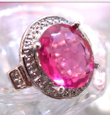 ANILLO RELLENO ORO 18K RUBÍ GRADO AAA PIEDRAS PRECIOSAS DAMAS HECHO A MANO S7 Foto 1 de 4