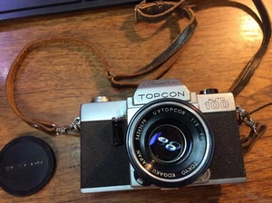 Cuerpo de cámara réflex de película Beseler Topcon Auto 100 de 35 mm con lente de 53 mm f/2 - TAL CUAL - Imagen 1 de 5