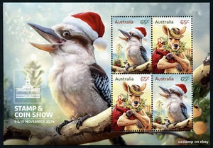 2024 Brisbane Stamp & Coin Show Exclusive Minisheet Kangaroo MUH Australia - Picture 1 of 1