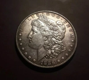 1886 P Morgan Silver Dollar US - Picture 1 of 2