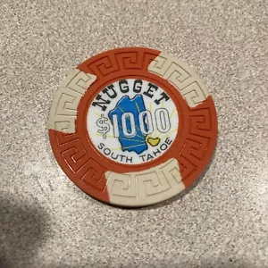 $5000 nugget south tahoe chip casino chip - Picture 1 of 5