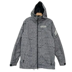 Grenade Snowboard Ski Snow Jacket Mens Small Gray Insulated Winter Outdoor Nylon - Picture 1 of 12