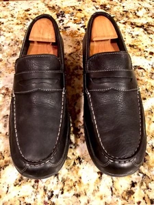 Cole Haan men's black leather slip on Loafers C 06861 9.5 M - Picture 1 of 12