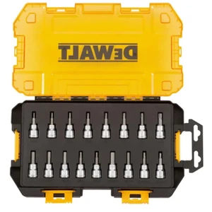 Dewalt 3/8 Zoll Antrieb Bit Steckschlüsselsatz mit Koffer (17-teilig) - Bild 1 von 3