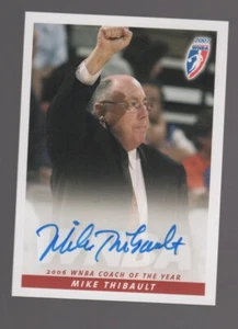 Mike Thibault AUTOGRAPH Connecticut Sun WNBA Basketball AUTO Washington Mystics - Picture 1 of 1