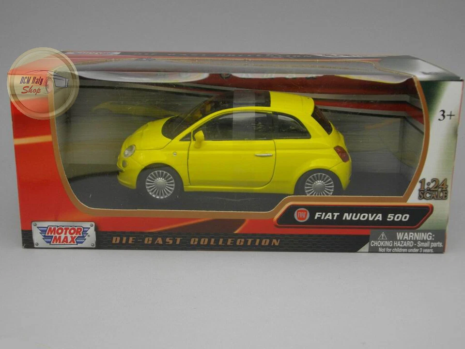 Fiat Nuova 500 (2009) - Motormax 1:24 - MX73373YE - Immagine 1 di 1