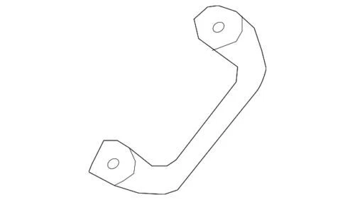 Genuine Ford 2008-2021 E-350 Super Duty E-150 E-250 Pull Handle 6C2Z-1231406-AAB - Image 1 of 4