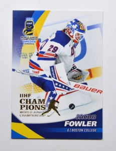 2024 BY Cards IIHF World Junior Championship USA #2 Jacob Fowler - Picture 1 of 2