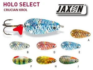 18G JAXON CRUCIAN KROL HOLO-SELECT PREDATORS SPOON LURE SEA TROUT SALMON PIKE - Picture 1 of 1