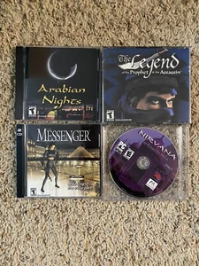 Vintage pc game lot - Arabian Nights, Nirvana, The Messenger And More!! - Picture 1 of 1