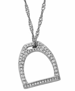 Collar estribo de plata de ley - Imagen 1 de 1