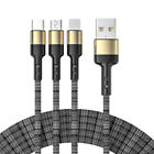 5a 3 In 1 Usb Fast Charging Cable For Iphone Type C Micro Ipad Android 1.25/2m