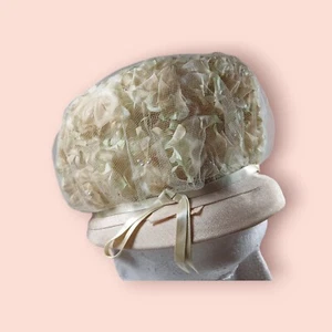 Nita's Hats of Dallas Granny Tea Party Church Floral Faux Pearl Movie Play Prop - Picture 1 of 14