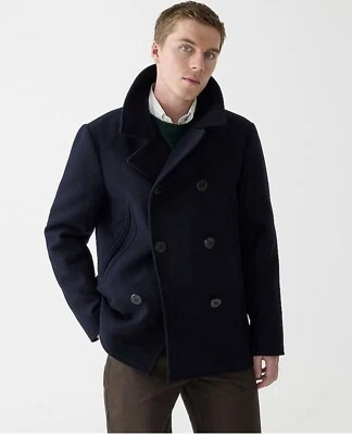 J.Crew: Dock Peacoat With PrimaLoft For Men - Image 1 of 4