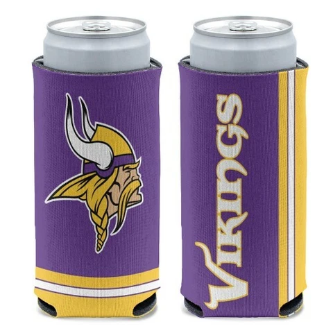 MINNESOTA VIKINGS 12 0Z SELTZER SLIM CAN COOZIE KOOZIE COOLER HOLDER NFL LICENSE Cover