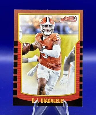 2021-22 Bowman University DJ UIAGALELEI 2000 Bowman Retro Insert #2KB-2 FSU - Image 1 of 2