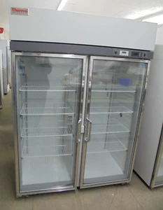 Thermo Fisher Scientific REC5004A21 Double Glass Door Laboratory Refrigerator - Picture 1 of 7