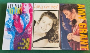Amy Grant VHS Lot - Find a Way Heart in Motion House of Love 3 VHS + 4 FREE DVDs - Picture 1 of 3