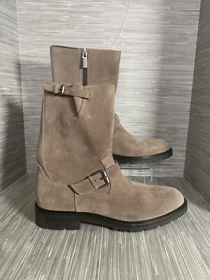 Botas de vestir informales Calvin Klein Ugilio de gamuza de becerro para hombre talla 12 gris 34F1604-AFG Foto 1 de 4