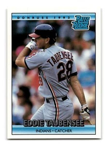 Eddie Taubensee RC Rookie 1992 Donruss #18 Cleveland Indians Mint - Picture 1 of 2