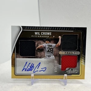 2022 Absolute Baseball WIL CROWE Tools of the Trade 3 Signature /199 Pirates - Picture 1 of 6