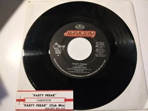 Cashflow - Party Freak VG+ Original Pressing 45 RPM Mercury Record 1986 Hip Hop - Picture 1 of 3