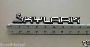 Original 1986-1991 Buick Skylark Trunk Lid or Fender Emblem-Badge