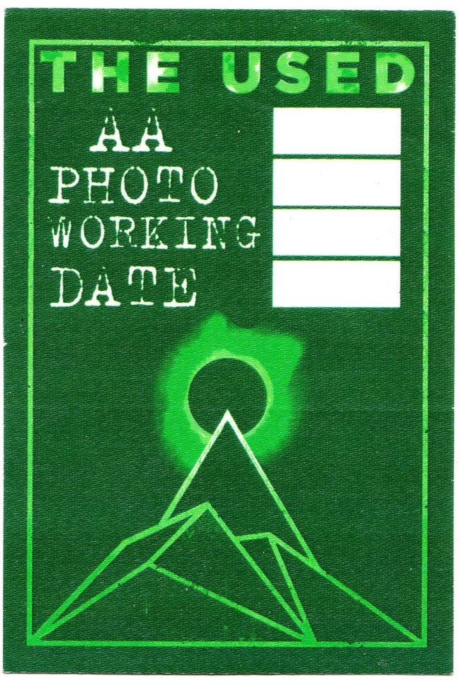 The D'Occasion Vert Backstage Pass - 2017 The Canyon Tour - Image 1 of 1