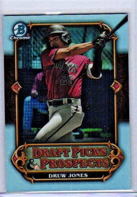 Druw Jones 2023 Bowman Draft Picks & Prospects Refractor Card /250 #DPP-11 - Image 1 of 2
