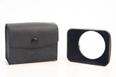 Konica Metal Lens Hood for 24mm and 28mm Wide Angle Lenses in Case V202 - Image 1 of 4