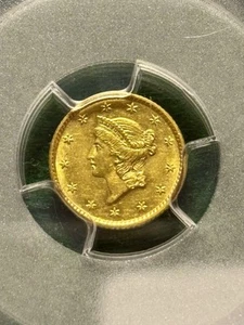 Dólar de oro Liberty 1853 AU58, GRADUACIÓN PROFESIONAL 32028176 - Imagen 1 de 4